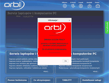 Tablet Screenshot of orbicomp.pl